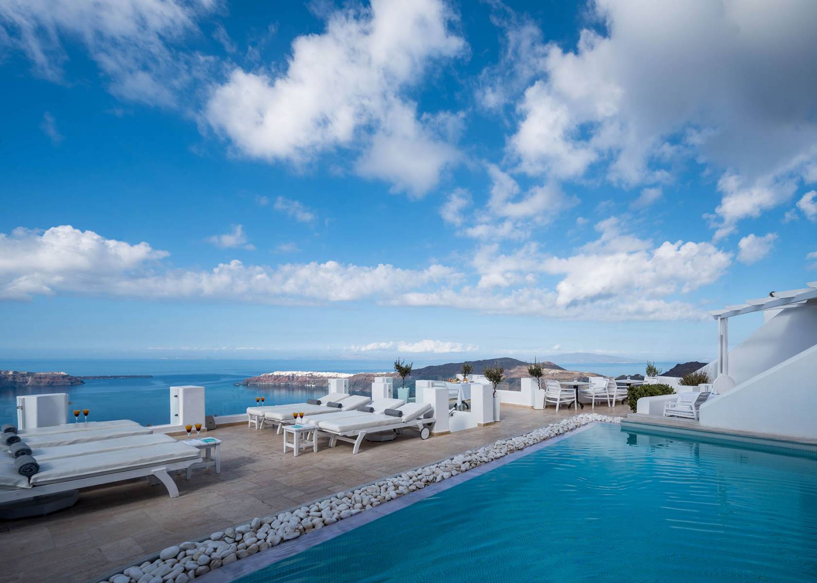 Breakfast - Picture of Above Blue Suites, Santorini - Tripadvisor
